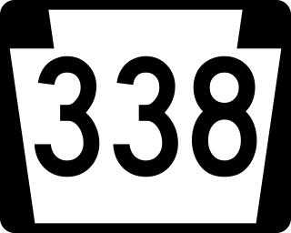 <span class="mw-page-title-main">Pennsylvania Route 338</span> State highway in Clarion County, Pennsylvania, US