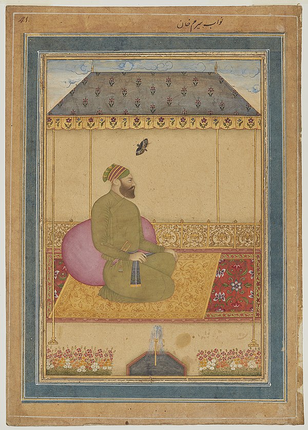 Portrait of Bairam Khan, c. 1710–1740.