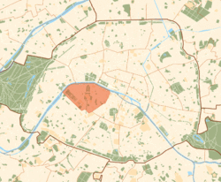 7. arrondissementin Paris'teki konumu