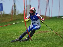 Petra Mlejnková in the 2009 World Cup slalom