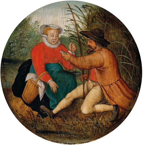 File:Pieter Brueghel II Couple Fishing.jpg