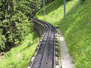 Pilatus Railway steepest rack railway in the world, in Switzerland