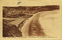 Photographie ancienne d'une plage.