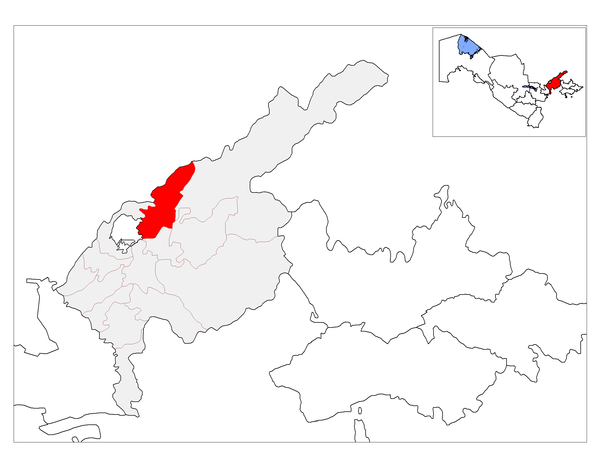 Ташкентская область узбекистан районы. Тошкент вилояти карта. Ташкентская область на карте Узбекистана.
