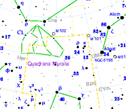 Quadrans muralis map.png