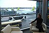 View from the waiting room at Riga International Airport