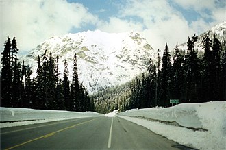 Passo piovoso in primavera