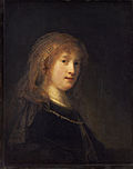Rembrandt van Rijn - Saskia van Uylenburgh, the Wife of the Artist - Google Art Project.jpg