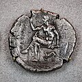 Rhegion - 435-425 BC - silver tetradrachm - lion´s scalp - Iokastes - Berlin MK AM 18214489