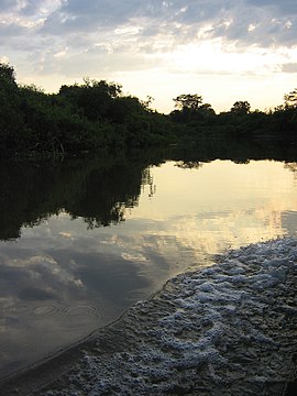 Rio Miranda, que banha a cidade de mesmo nome