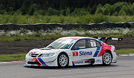 Robin Rudholm at Anderstorp Raceway. Robin Rudholm TTA Anderstorp 2012.jpg