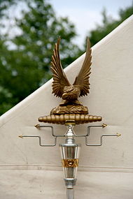 A Roman Aquila, the "eagle" of The Stolen Eagle Roman aquila.jpg