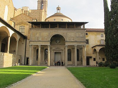 Exterior of the Pazzi Chapel