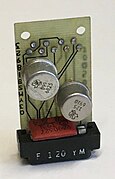 An uncommon half-width SLT card with no SLT modules