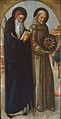 Saint Anthony Abbot and Saint Bernardino of Siena, 1459, National Gallery of Art