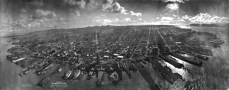 1906 San Francisco in ruins after the 1906 San Francisco earthquake and fire