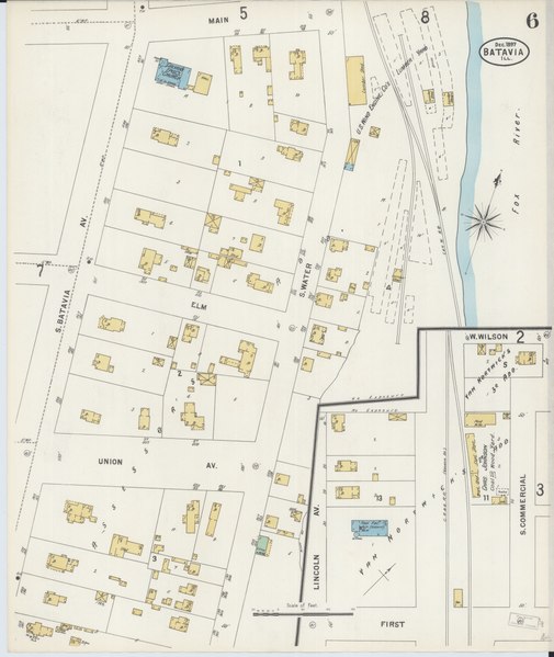 File:Sanborn Fire Insurance Map from Batavia, Kane County, Illinois. LOC sanborn01724 003-6.tif