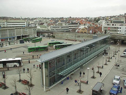 The bus station, known as Ruten (The Route)