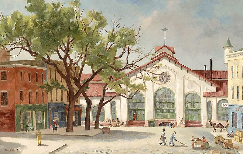 File:Savannah Landscape, The City Market by Andrée Ruellan.jpg