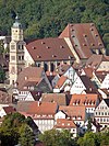 Schwäbisch Hall, closeup to St. Michael's Church