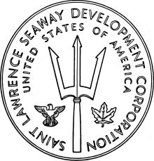 Pečeť společnosti Saint Lawrence Seaway Development Corporation.svg
