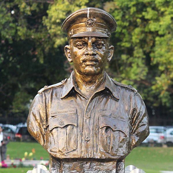 File:Second Lieutenant R R Rane statue at Param Yodha Sthal Delhi.jpg