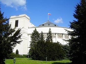 Sejmgebäude in Warschau