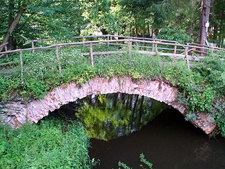 Under tiden ersatt av en ny bro över Selke nära Selkemühle (status 2007)