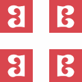 Сербський хрест на прапорі