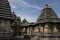 Shrines with Kadamba nagara shikhara (tower) in the Lakshmi Devi temple at Doddagaddavalli