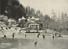 Skating at Simla, c. 1905