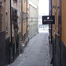 Skottgränd: Gränd i Gamla stan, Stockholm