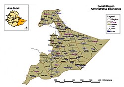 Location of ソマリ州