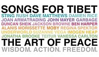 Songs for Tibet: The Art of Peace album text logo