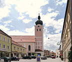 Landau an der Isar - Stadtplatz - Niemcy