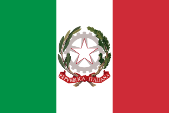 State ensign of the Italian Republic (since 2003)
