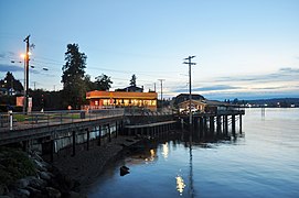 A seafood cafe at Titlow Beach.