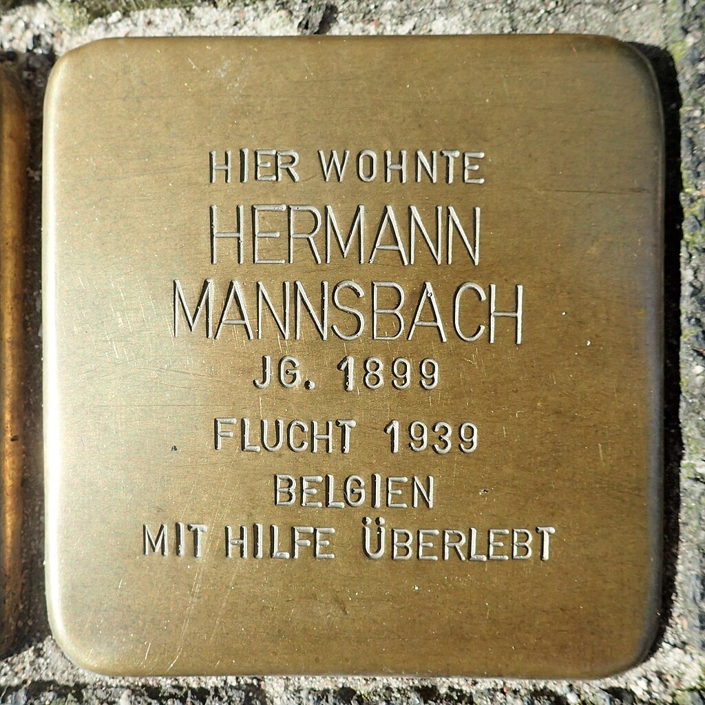 Stolperstein für Hermann Mannsbach