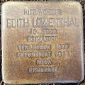 Stolperstein Duderstadt Marktstraße 9 Edith Löwenthal