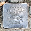 Betty Zadek, Duisburger Straße 5, Berlin-Wilmersdorf, Deutschland