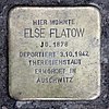 Stolperstein Landshuter Str 33 (Schön) Else Flatow.jpg