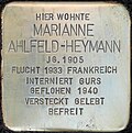 Stolperstein für Marianne Ahlfeld-Heymann (Voigtelstraße 9)
