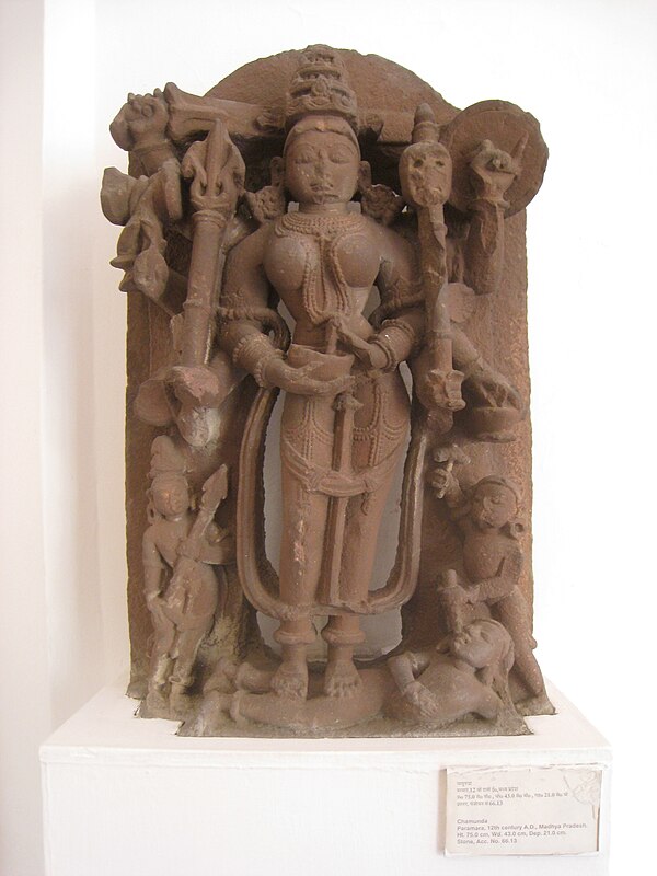 Chamunda, Paramaras, 12th century CE, Madhya Pradesh.