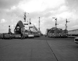The Ailsa Princess in Stranraer, August 1978