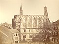 L’ancienne église des Dominicains après le bombardement de 1870, photographiée du nord par Charles Winter.