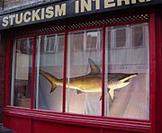 A Dead Shark Isn't Art, Stuckism International Gallery, London 2003.