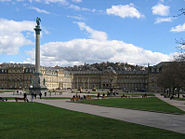 Schlossplatz with New Castle