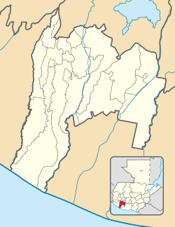 Samayac ubicada en Suchitepéquez
