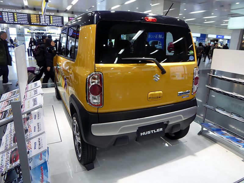 File:Suzuki HUSTLER X Turbo 4WD (DAA-MR41S) rear.JPG