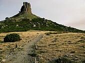 Perda e' Liana, a characteristic limestone "heel" in Ogliastra